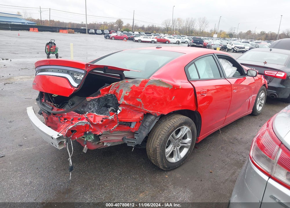 2022 DODGE CHARGER SXT RWD VIN: 2C3CDXBG0NH196761