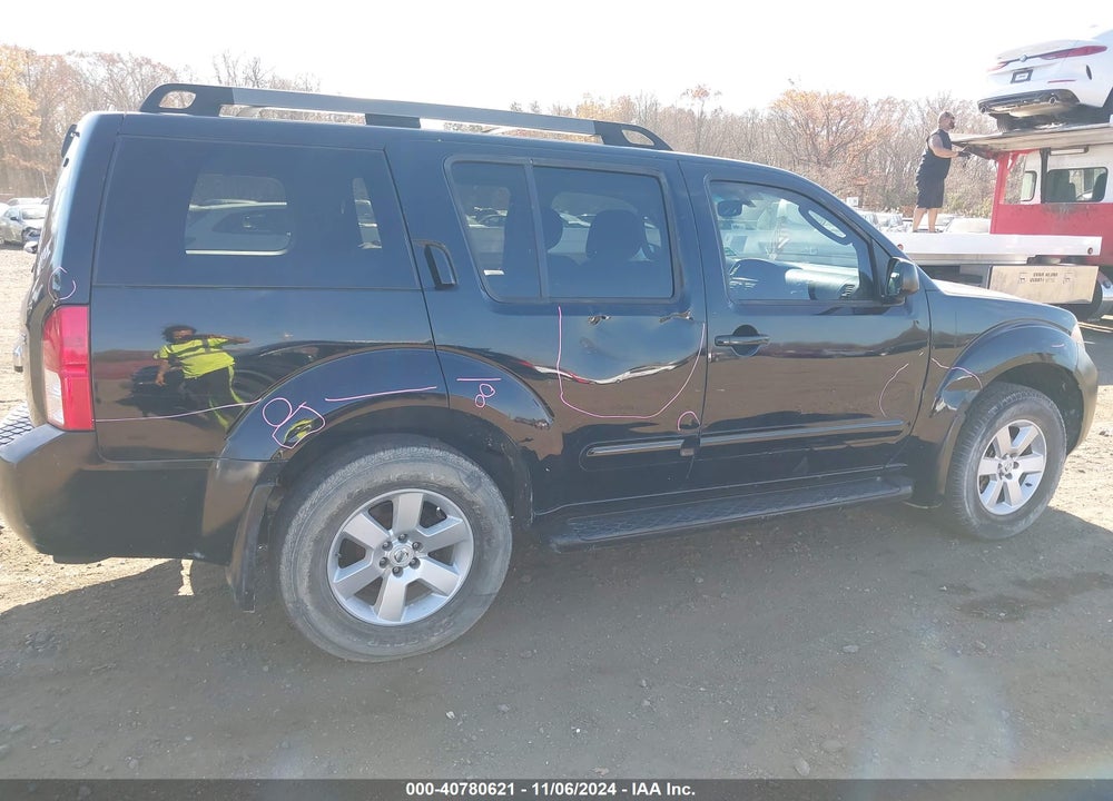 2008 NISSAN PATHFINDER SE VIN: 5N1AR18B98C632183
