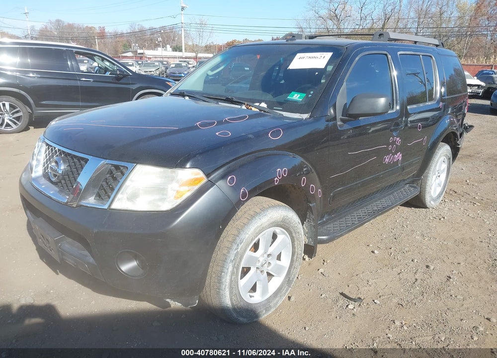 2008 NISSAN PATHFINDER SE VIN: 5N1AR18B98C632183