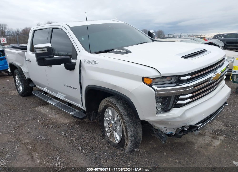 2022 CHEVROLET SILVERADO 2500HD 4WD STANDARD BED HIGH COUNTRY VIN: 1GC4YREY9NF241329