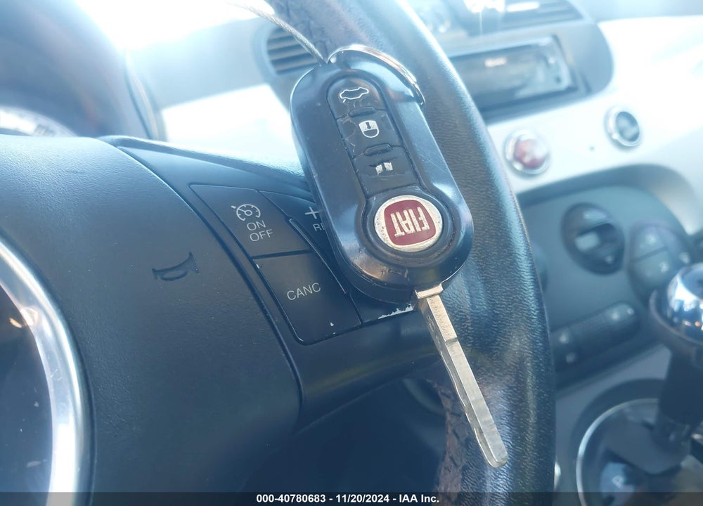 2012 FIAT 500 LOUNGE VIN: 3C3CFFCR6CT127615