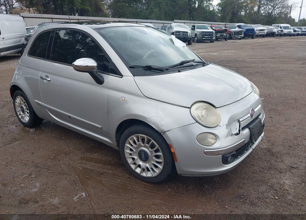 2012 FIAT 500 LOUNGE VIN: 3C3CFFCR6CT127615