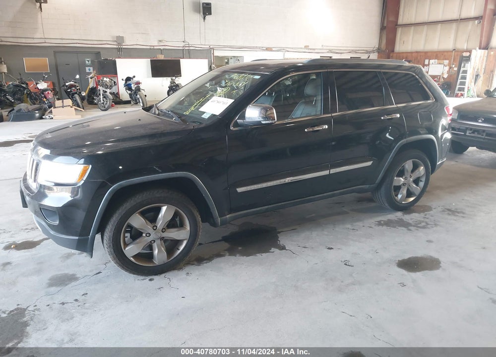 2012 JEEP GRAND CHEROKEE OVERLAND VIN: 1C4RJFCT4CC171334