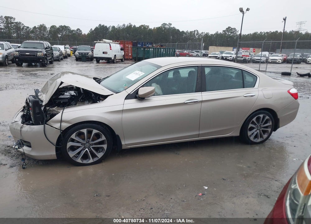 2014 HONDA ACCORD SPORT VIN: 1HGCR2F5XEA166871