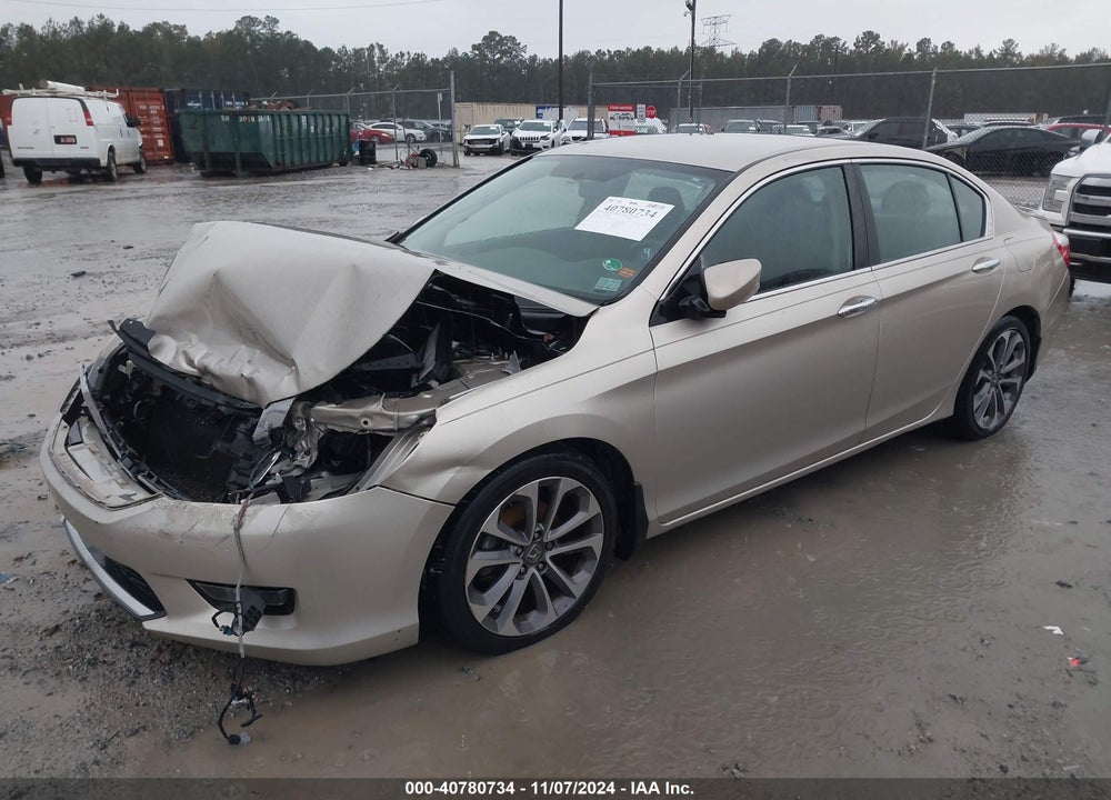 2014 HONDA ACCORD SPORT VIN: 1HGCR2F5XEA166871