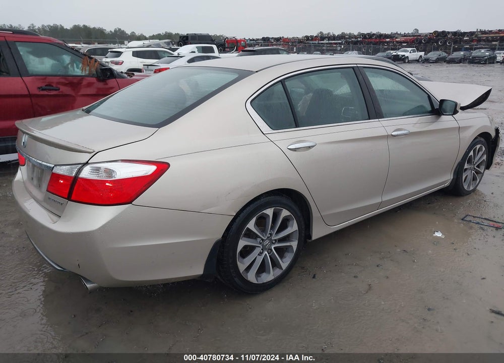 2014 HONDA ACCORD SPORT VIN: 1HGCR2F5XEA166871