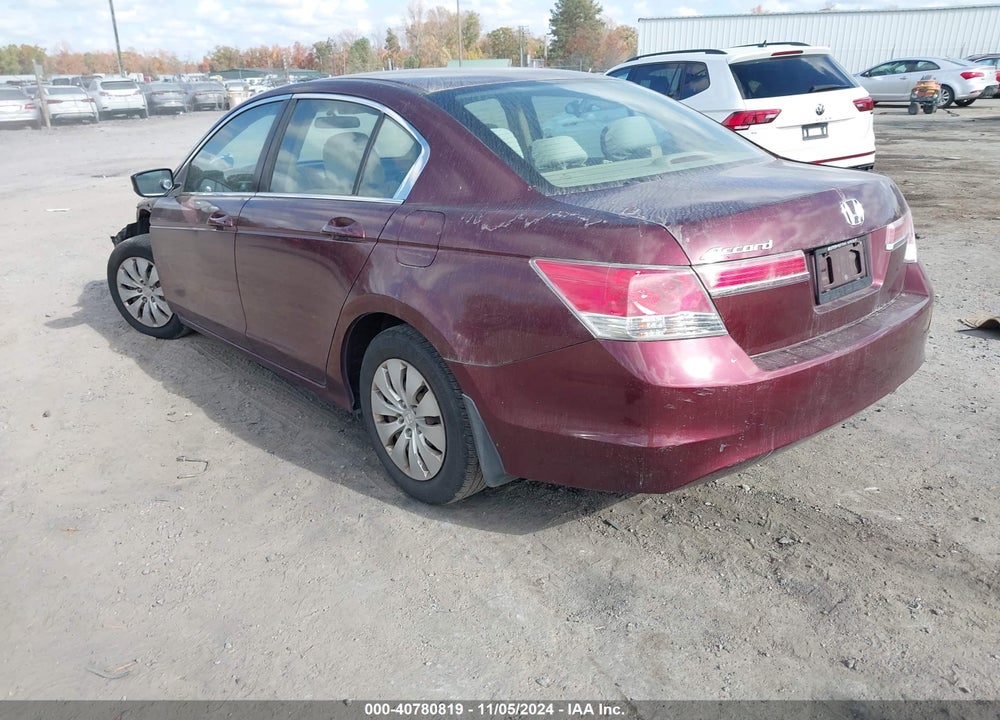 2012 HONDA ACCORD 2.4 LX VIN: 1HGCP2F3XCA192310