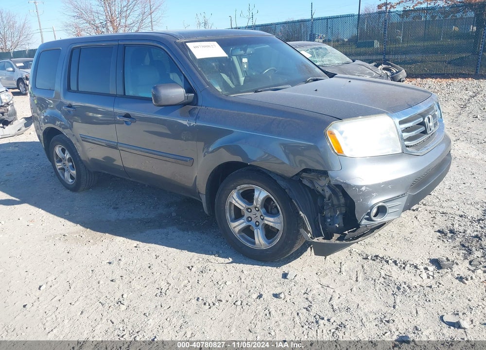 2012 HONDA PILOT EX-L VIN: 5FNYF4H66CB035603