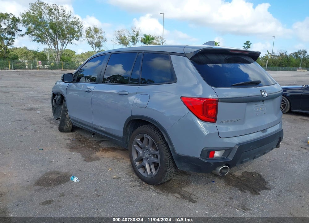 2022 HONDA PASSPORT 2WD EX-L VIN: 5FNYF7H58NB000038