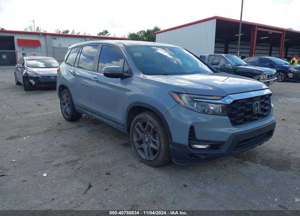 2022 HONDA PASSPORT 2WD EX-L VIN: 5FNYF7H58NB000038