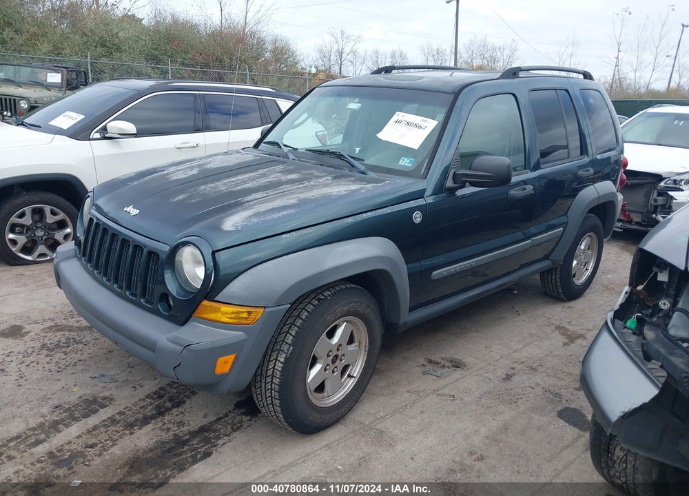 2005 JEEP LIBERTY SPORT VIN: 1J4GL48K25W641538