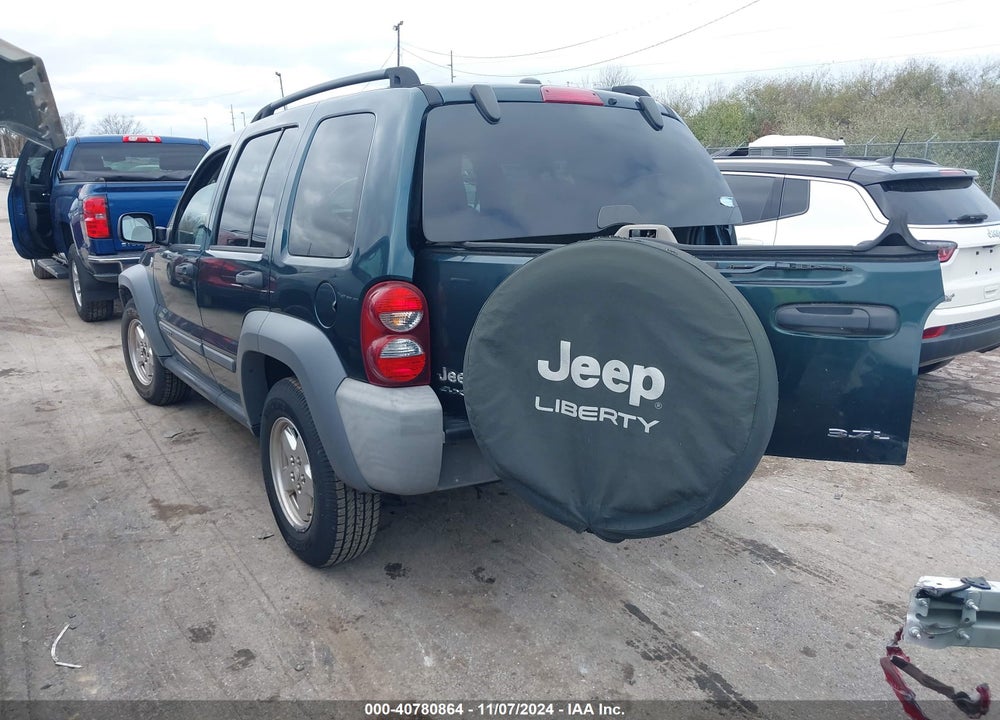 2005 JEEP LIBERTY SPORT VIN: 1J4GL48K25W641538