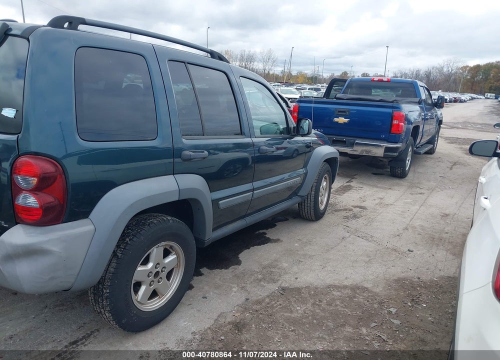 2005 JEEP LIBERTY SPORT VIN: 1J4GL48K25W641538