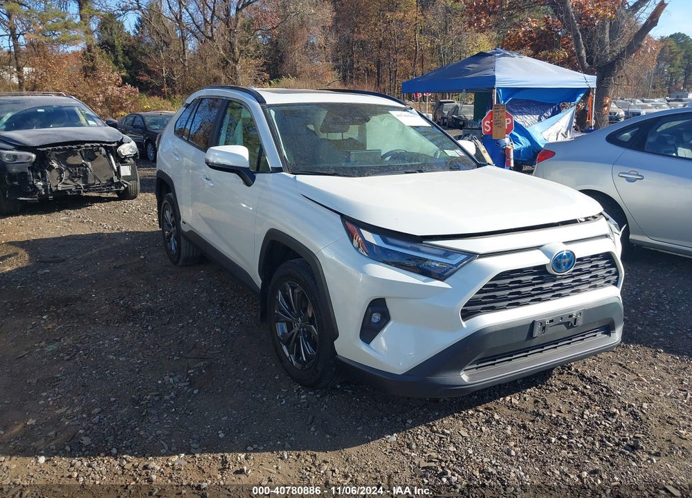 2022 TOYOTA RAV4 HYBRID XLE PREMIUM VIN: 2T3B6RFV2NW030022
