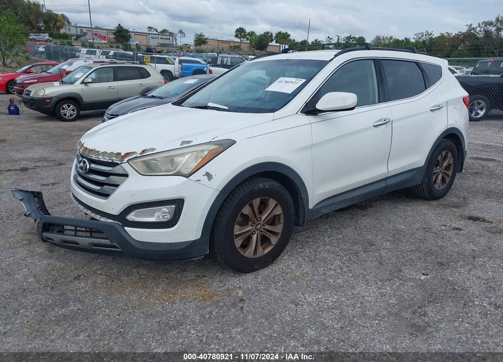 2013 HYUNDAI SANTA FE VIN: 5XYZU3LB7DG109632