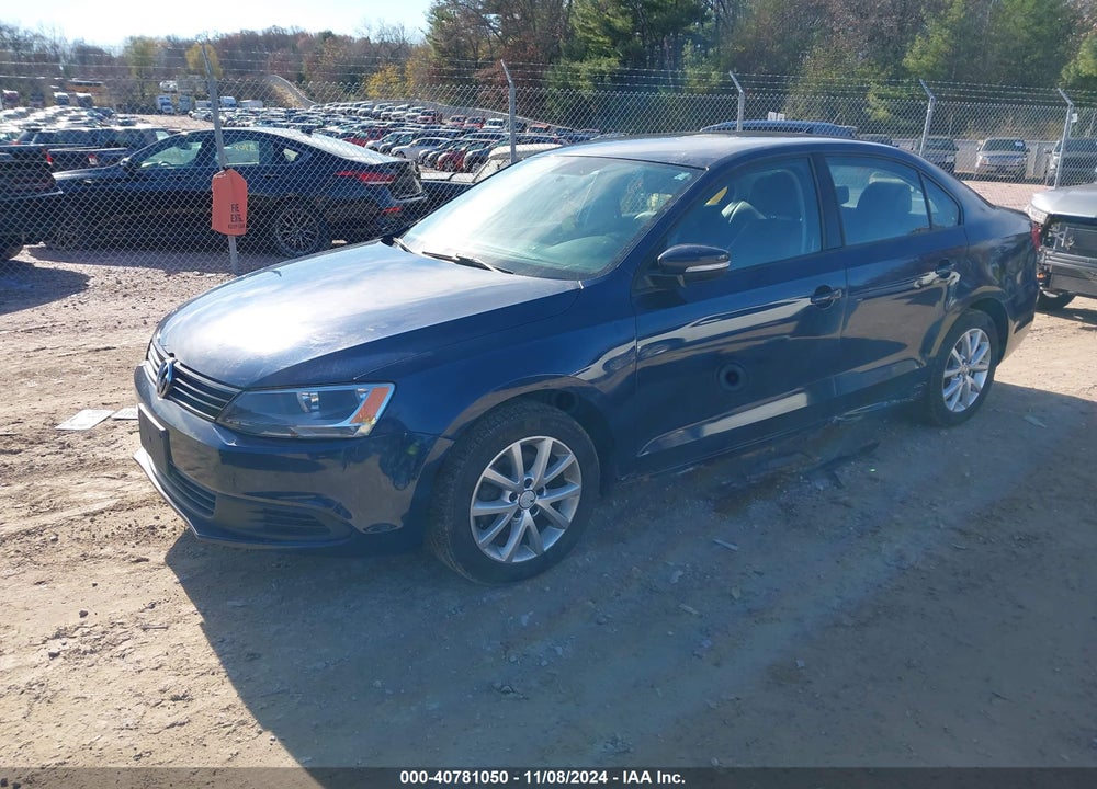 2011 VOLKSWAGEN JETTA 2.5L SE VIN: 3VWDX7AJ3BM387363