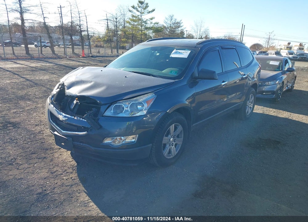 2012 CHEVROLET TRAVERSE LS VIN: 1GNKRFEDXCJ250199