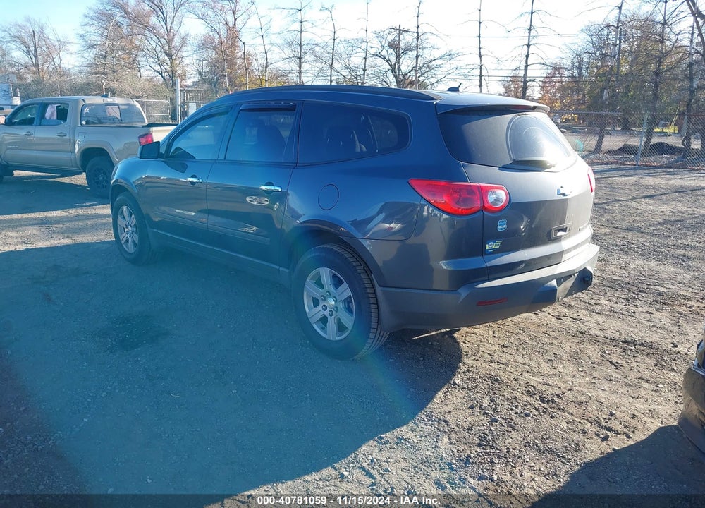2012 CHEVROLET TRAVERSE LS VIN: 1GNKRFEDXCJ250199