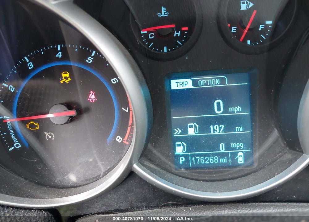 2014 CHEVROLET CRUZE 1LT AUTO VIN: 1G1PC5SB4E7470718