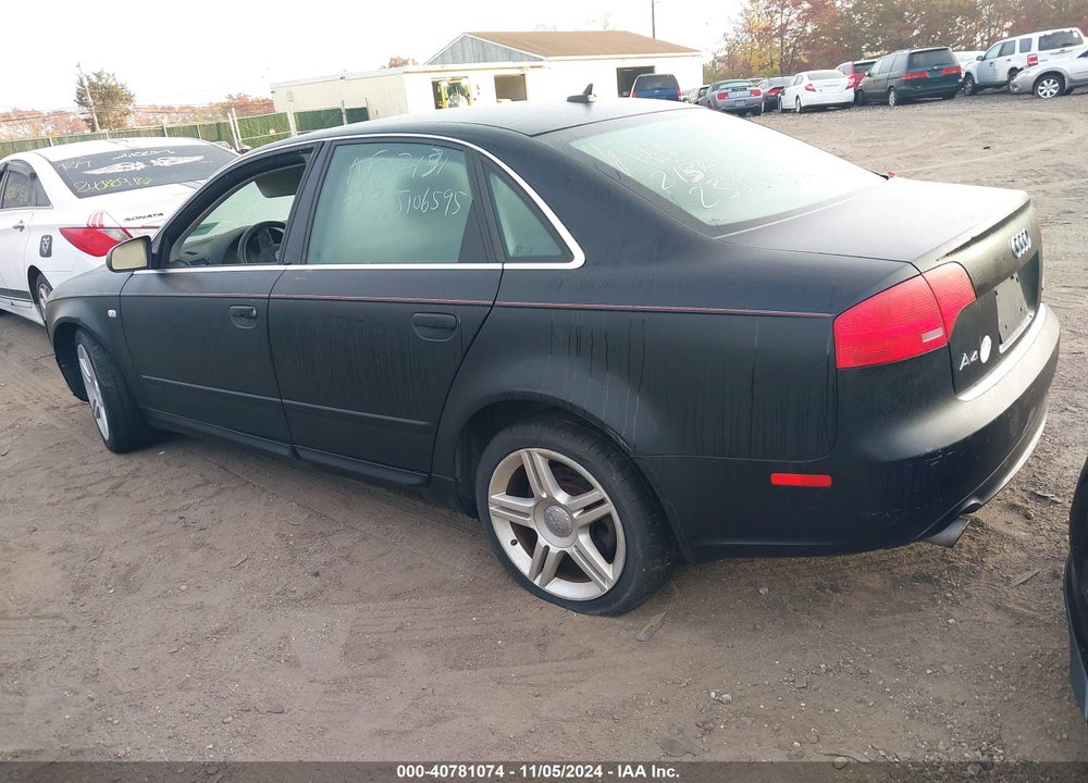 2008 AUDI A4 2.0T/2.0T SPECIAL EDITION VIN: WAUDF78E38A071804