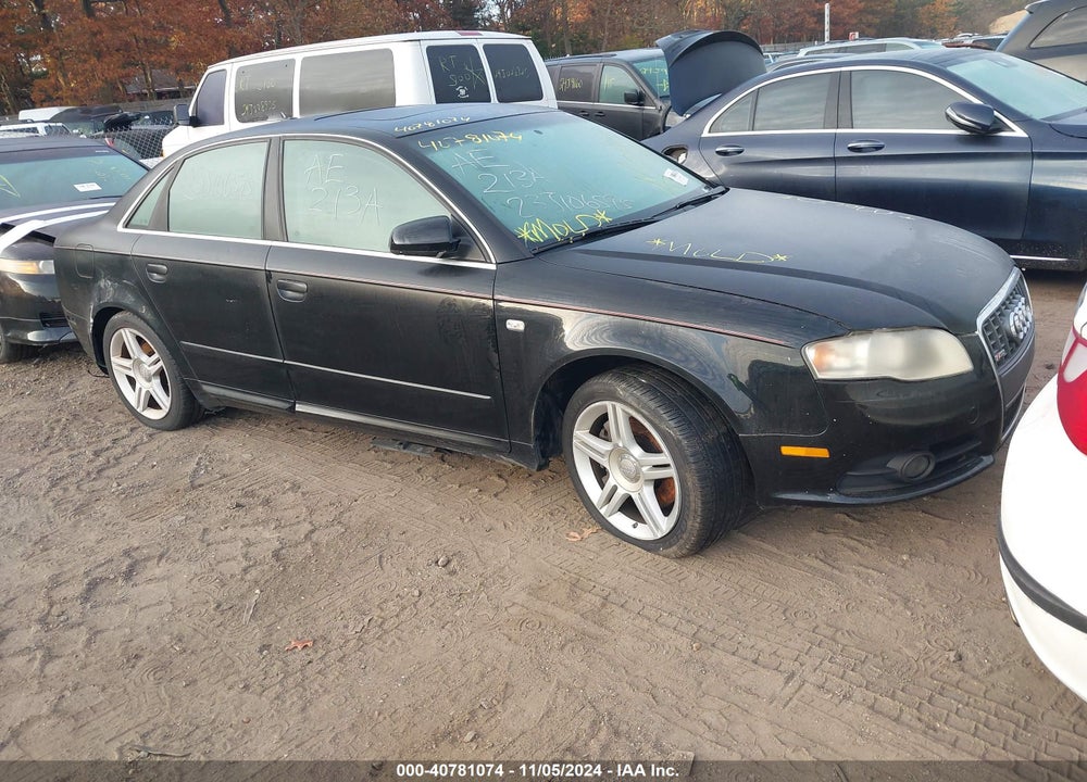 2008 AUDI A4 2.0T/2.0T SPECIAL EDITION VIN: WAUDF78E38A071804