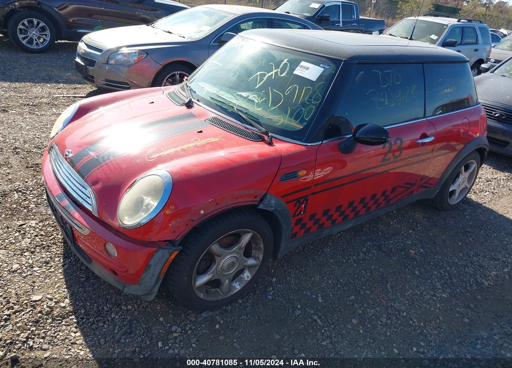 2003 MINI COOPER VIN: WMWRC33473TE19139