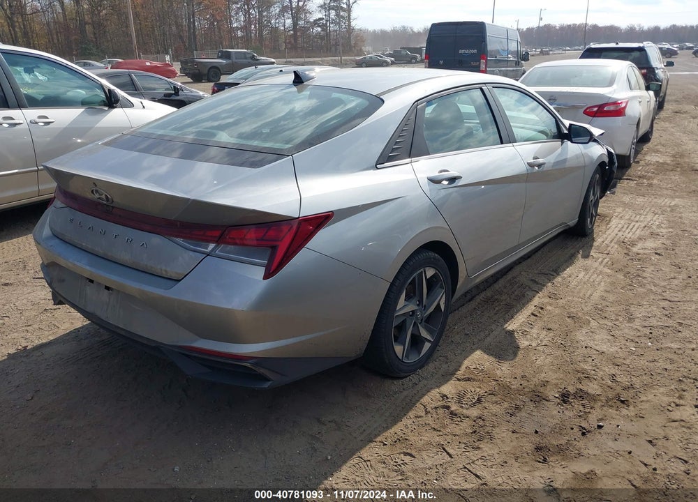 2021 HYUNDAI ELANTRA SEL VIN: 5NPLN4AGXMH028639