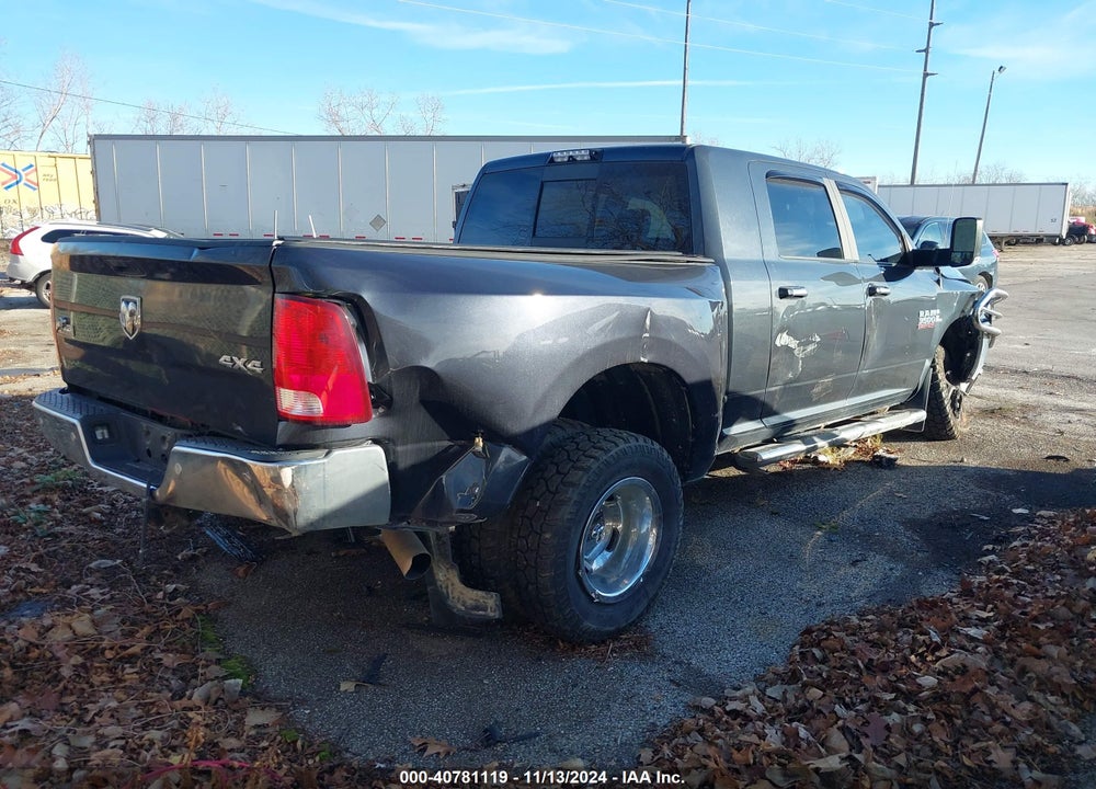 2018 RAM 3500 BIG HORN  4X4 6'4 BOX VIN: 3C63RRLL3JG251760