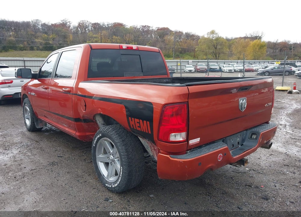 2009 DODGE RAM 1500 SLT/SPORT/TRX VIN: 1D3HV13T29S706282