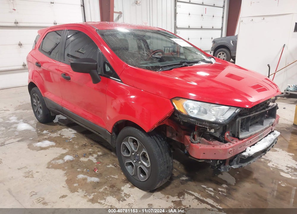 2018 FORD ECOSPORT S VIN: MAJ3P1RE8JC203009