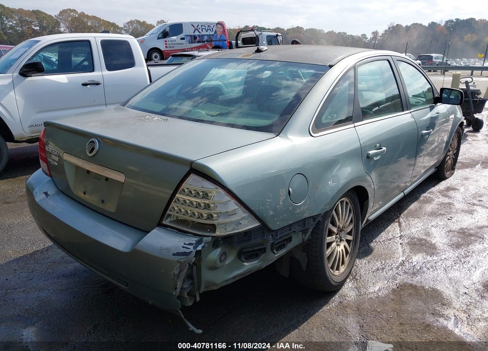 2007 MERCURY MONTEGO PREMIER VIN: 1MEHM42167G603345
