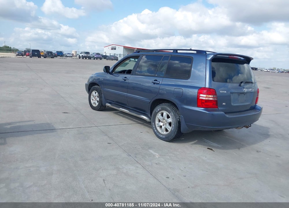 2001 TOYOTA HIGHLANDER V6 VIN: JTEGF21A710007279