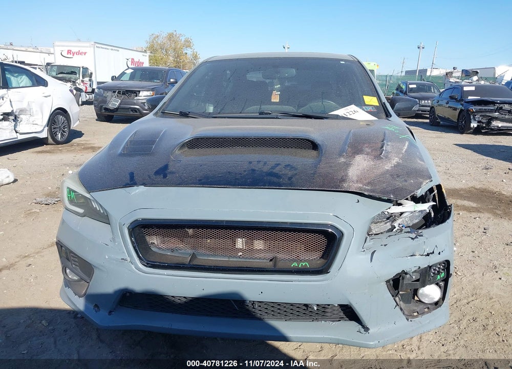 2016 SUBARU WRX LIMITED VIN: JF1VA1L6XG9808117