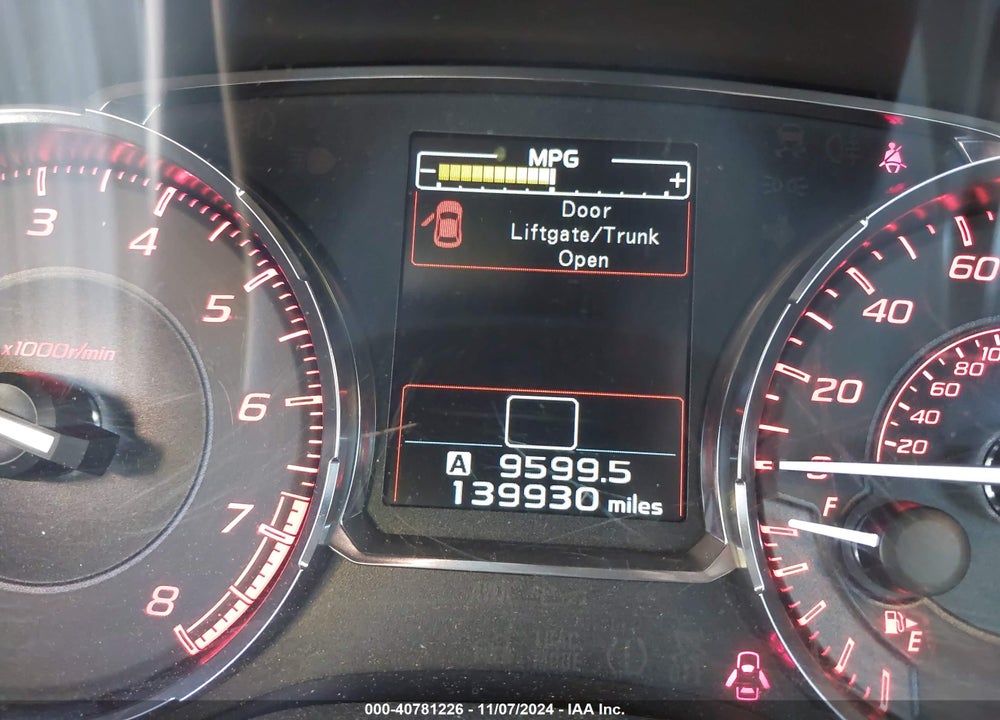 2016 SUBARU WRX LIMITED VIN: JF1VA1L6XG9808117