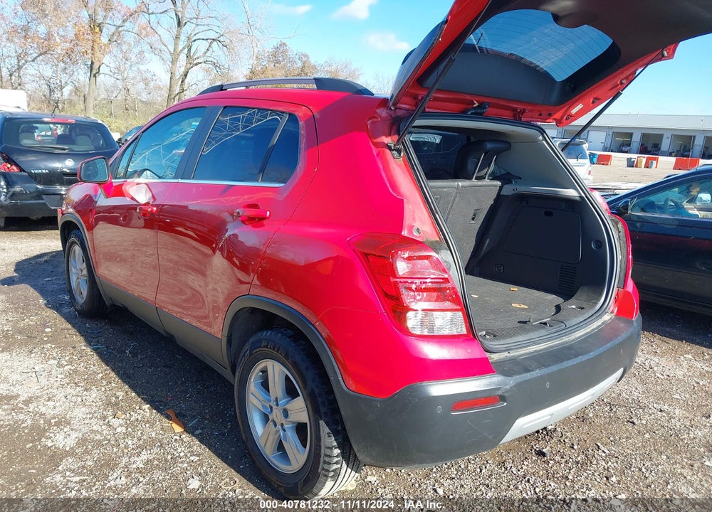 2015 CHEVROLET TRAX LT VIN: KL7CJLSB9FB115393