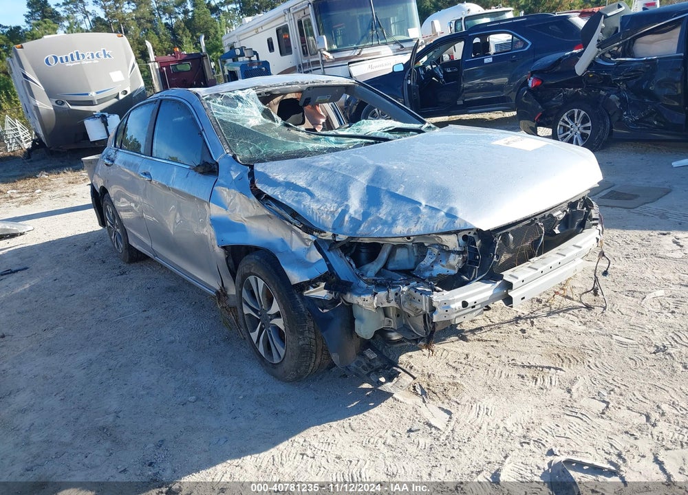 2013 HONDA ACCORD LX VIN: 1HGCR2F34DA143972