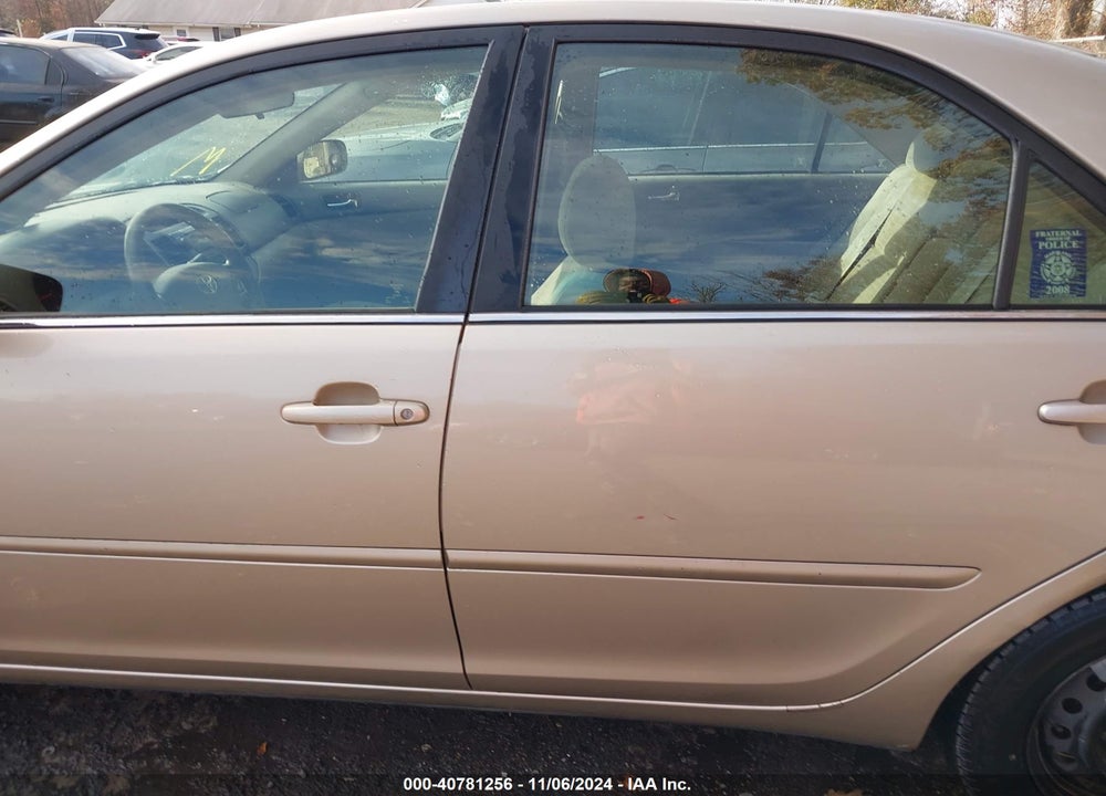2005 TOYOTA CAMRY LE VIN: 4T1BE30K65U046182