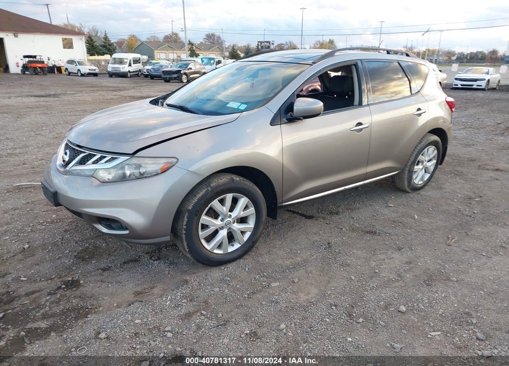 2011 NISSAN MURANO SL VIN: JN8AZ1MW7BW160637