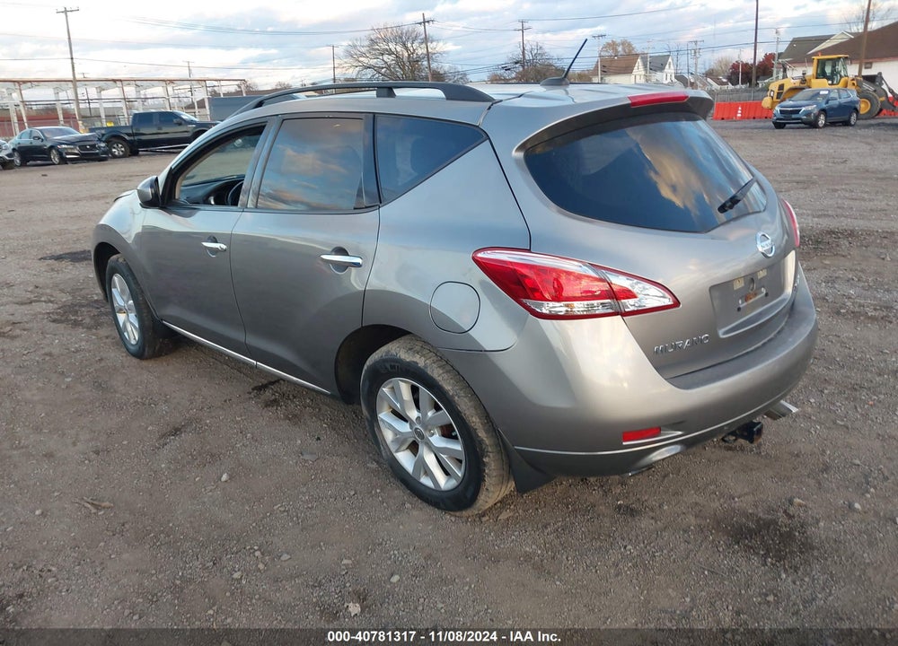 2011 NISSAN MURANO SL VIN: JN8AZ1MW7BW160637