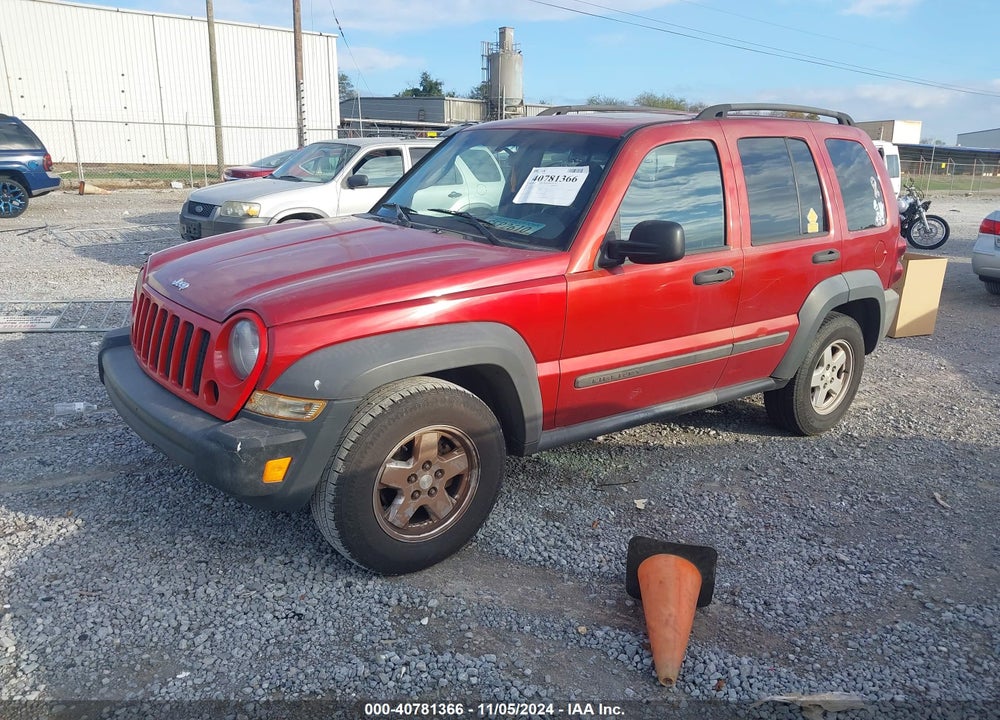 2007 JEEP LIBERTY SPORT VIN: 1J4GK48K87W697845
