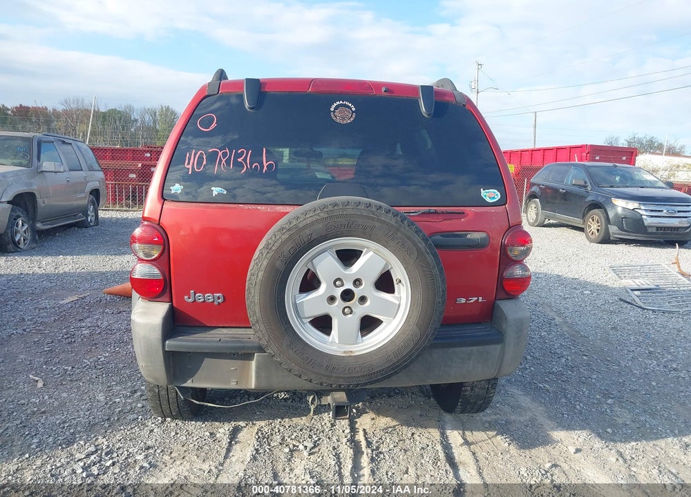 2007 JEEP LIBERTY SPORT VIN: 1J4GK48K87W697845
