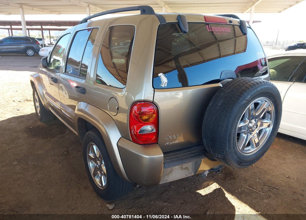 2004 JEEP LIBERTY LIMITED EDITION VIN: 1J4GL58KX4W292276