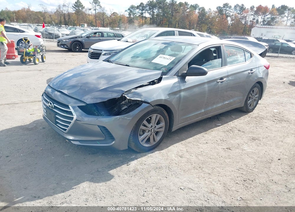2018 HYUNDAI ELANTRA SEL VIN: 5NPD84LF6JH265298