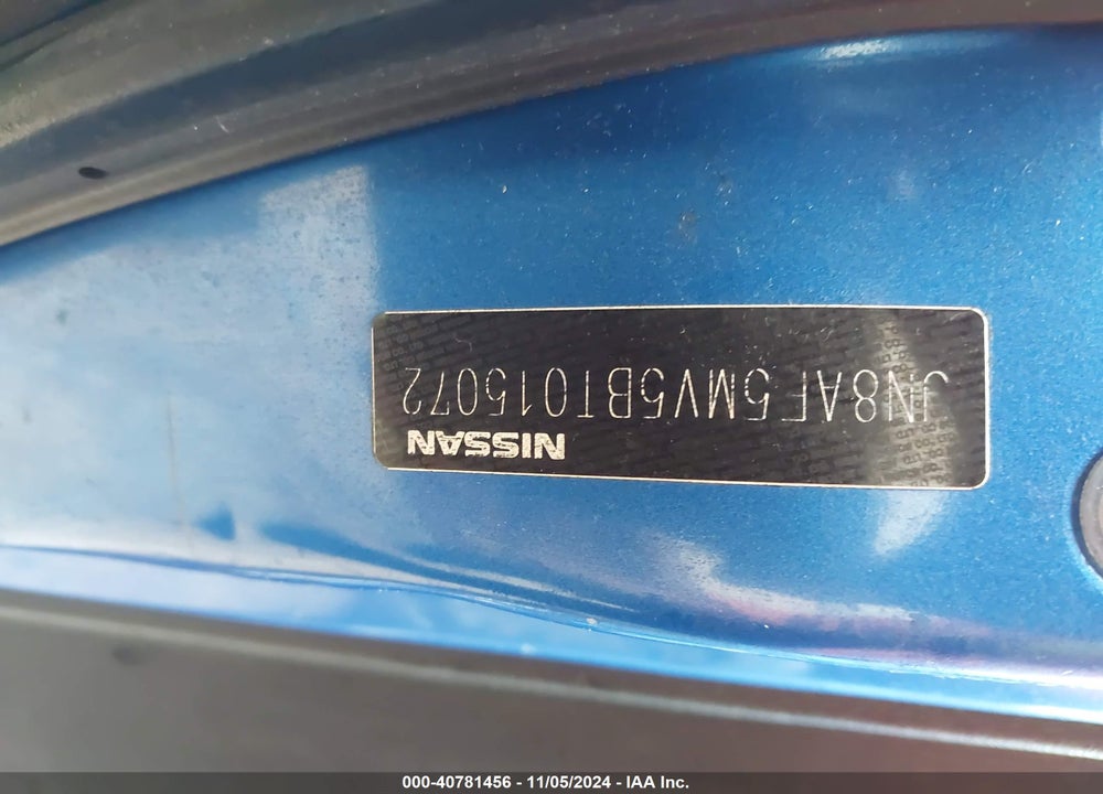 2011 NISSAN JUKE SL VIN: JN8AF5MV5BT015072