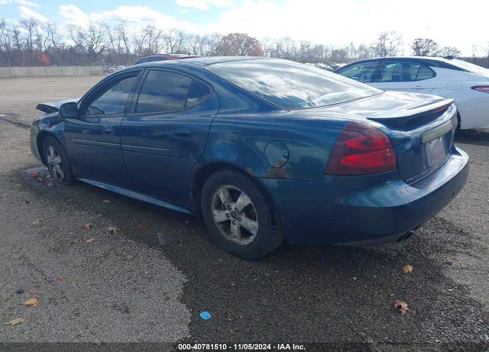 2005 PONTIAC GRAND PRIX GT VIN: 2G2WS522051315395