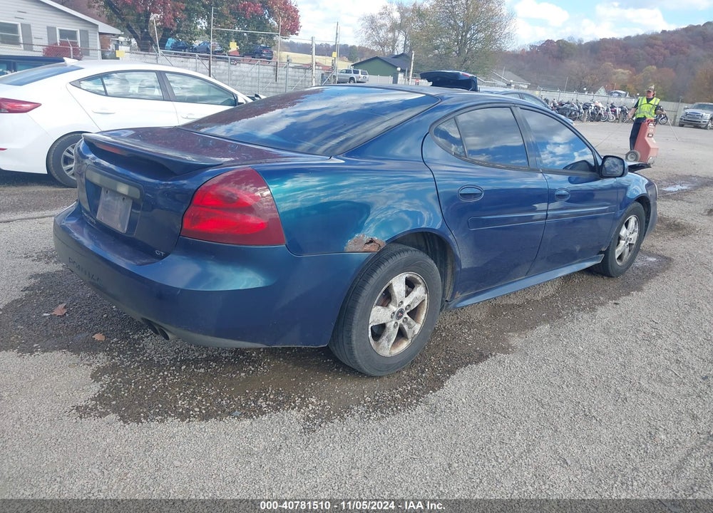 2005 PONTIAC GRAND PRIX GT VIN: 2G2WS522051315395