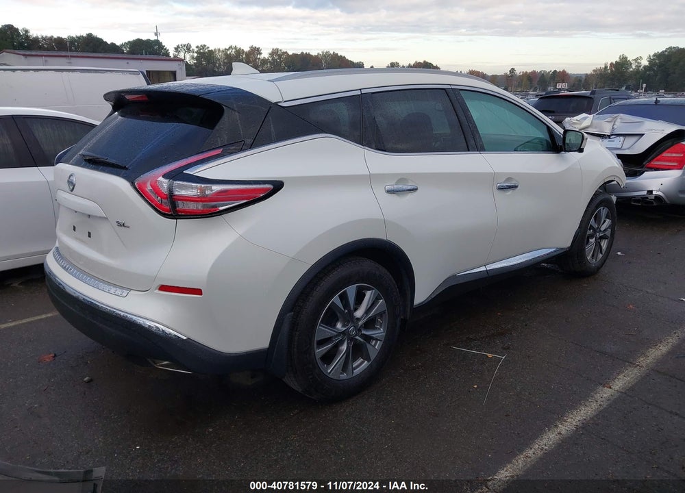 2018 NISSAN MURANO SL VIN: 5N1AZ2MG7JN131097
