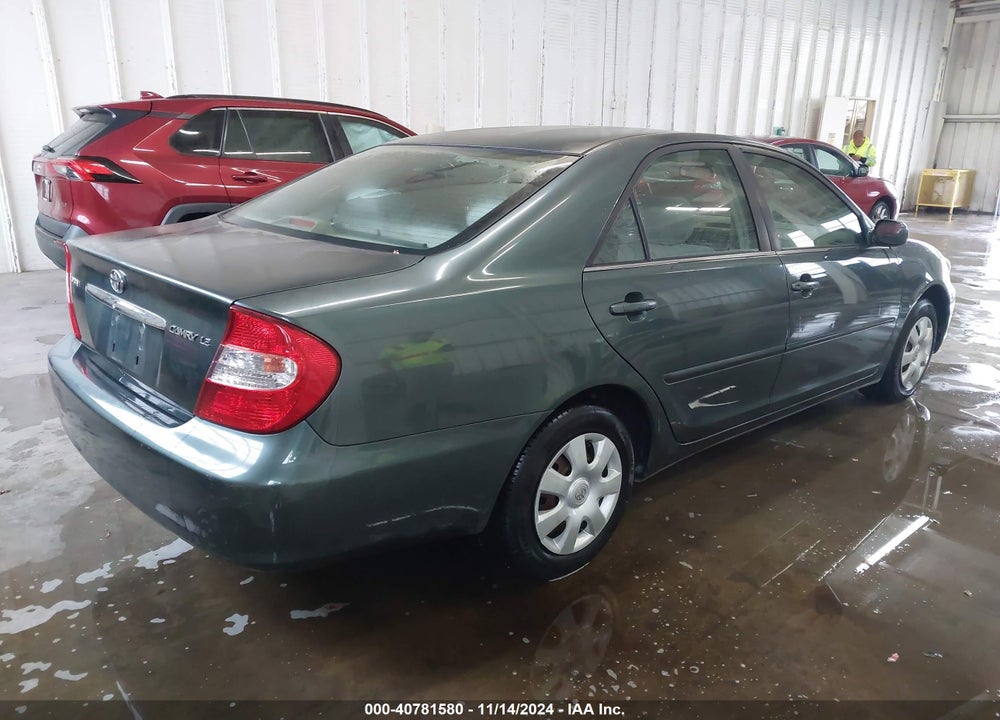 2004 TOYOTA CAMRY LE VIN: JTDBE32KX40267484