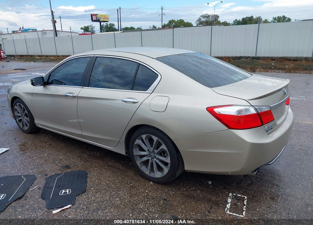 2013 HONDA ACCORD SPORT VIN: 1HGCR2F5XDA267259