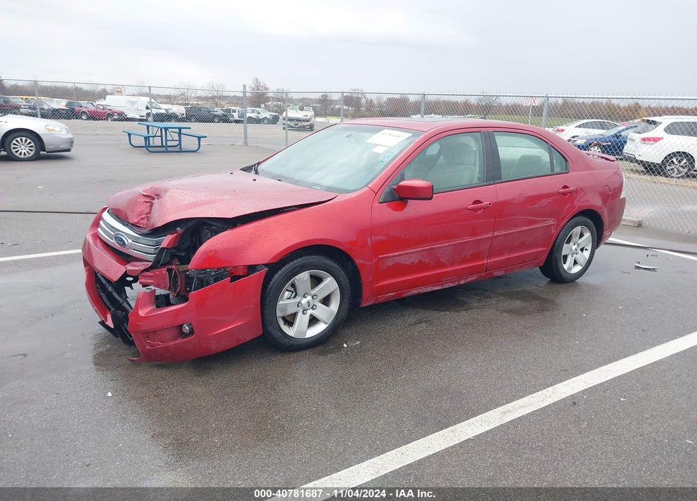 2008 FORD FUSION SE VIN: 3FAHP07Z58R270040